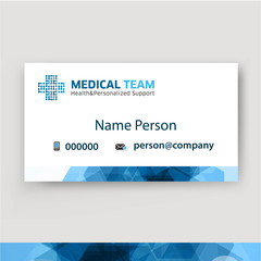 Medical card corporate identity