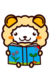 読書する動物シリーズ