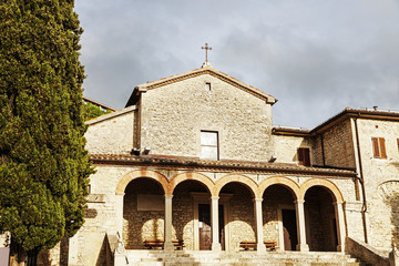Fototapeta na wymiar San Quirino Church in San Marino