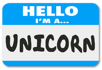 Hello I Am a Unicorn Rare Uncommon Great Worker
