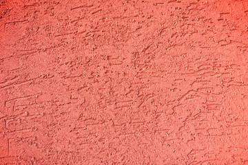red texture of cement wall for background