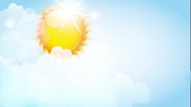 Sun and sky design, Video Animation