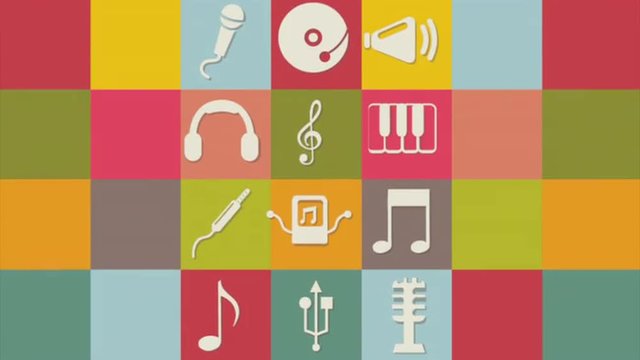 Musical icons design