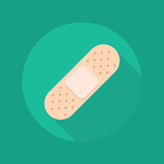 Medical Flat Icon. Plaster