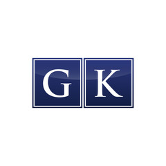 Letter Initial Logo GK