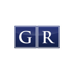 Letter Initial Logo GR