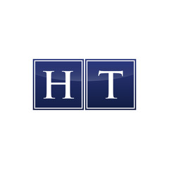 Letter Initial Logo HT