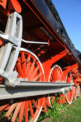 Steam locomotive detail