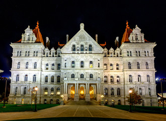 Fototapeta na wymiar New York State Capitol Building