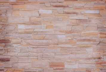 Brown marble brick wall abstract for background