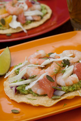 Shrimp Ceviche Tostada