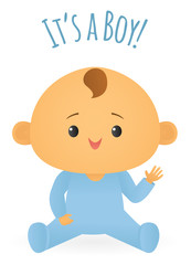 It's a Boy Birth Announcement