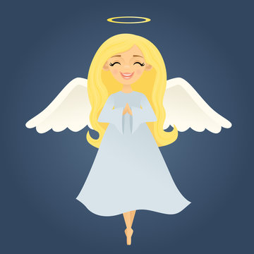 Peaceful Blonde Angel