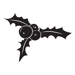 Holly berry sketch illustration