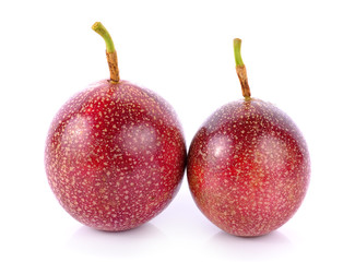 Fototapeta premium passion Fruit on white background