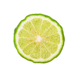 bergamot on white background