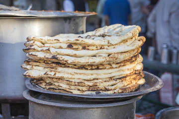 parantha on stall
