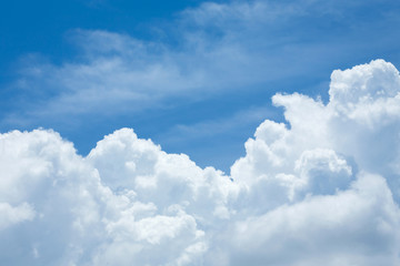Naklejka na ściany i meble cloud and blue sky background