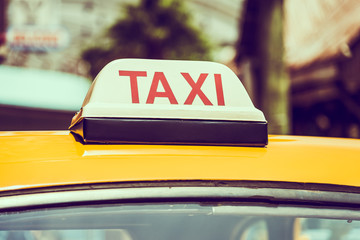 Taxi sign