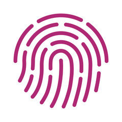 Fingerprint ID icon for apps with security unlock