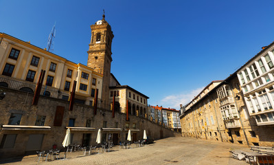 Day view  of historic part of  Vitoria-Gasteiz