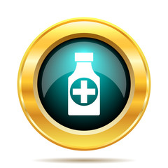 Pills bottle  icon