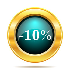 10 percent discount icon