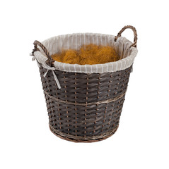 Obraz premium Dark rattan basket