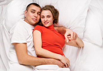 Fototapeta premium the couple happy