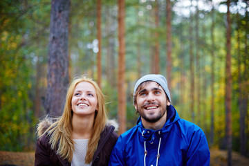 Couple outdoors