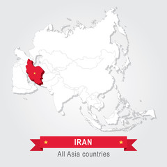 Iran. All the countries of Asia.