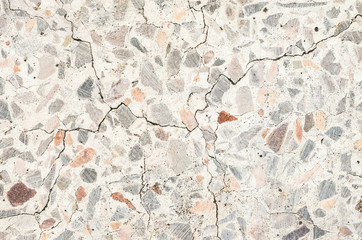 Closeup surface crack marble floor texture background