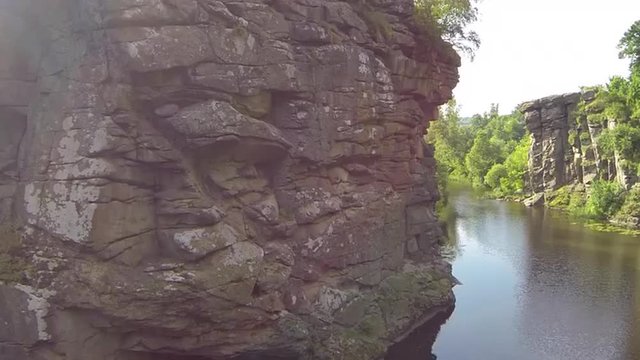 Picturesque canyon. Buky. Ukraine