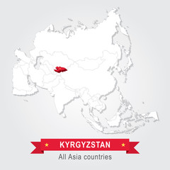 Kyrgyzstan. All the countries of Asia.