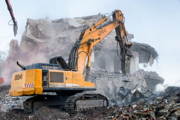 Demolition of buildings in urban