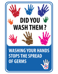 Wash Your Hands Signs for Kids ( on average people do not wash their hand properly)