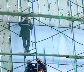 three builders build the house