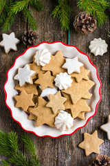 Various christmas cookie