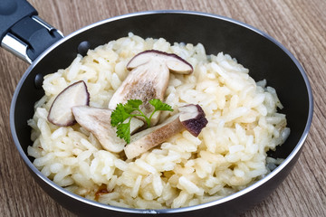Mushroom risotto