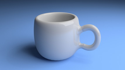 cup - Blender 3D-illustration