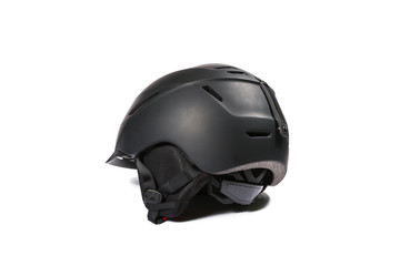 Black ski and snowboard helmet