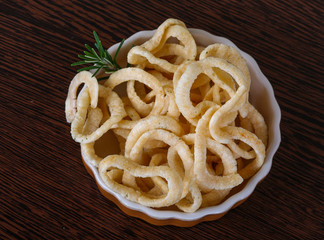 Fried onion rings