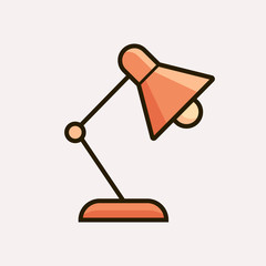 Vector illustration of lamp