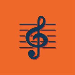 Vector music icon 