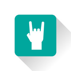 rock hand sign icon