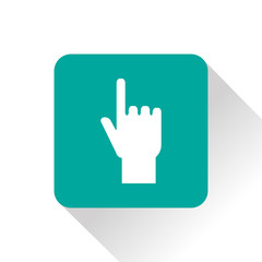 pointing hand vector icon