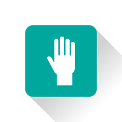 hand flat vector icon