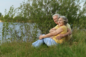 Fototapeta premium Happy senior couple 