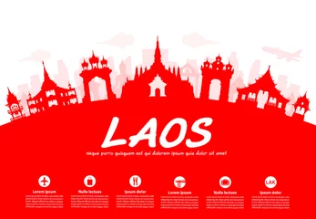 Fotobehang laos Travel Landmarks. © WWW
