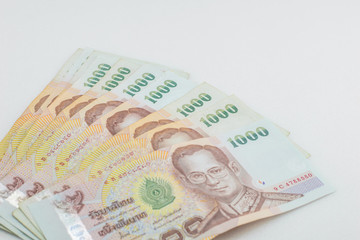 Obraz premium Thai money in one thousand